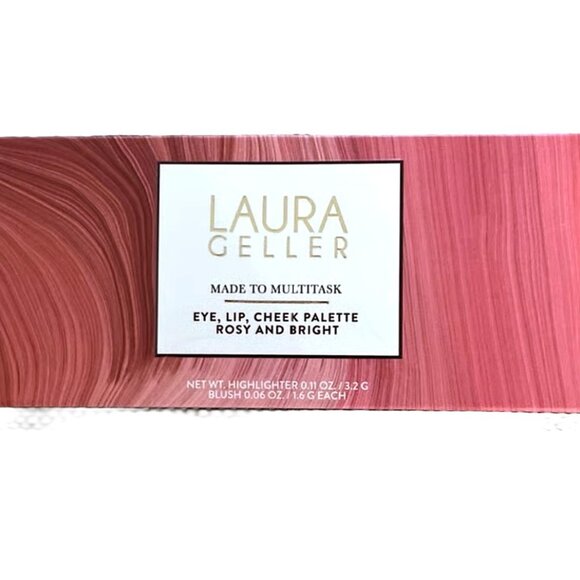 Laura Geller Made to Multitask Eye/Lip/Cheek Palette* Rosy and Bright NIB - Picture 4 of 10